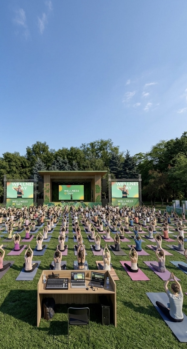 Yoga pe iarbă